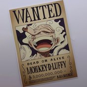 تصویر پوستر وانتد وان پیس سایز A4 