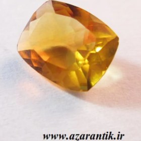 تصویر نگین سیترین اصل و معدنی کد 1569 