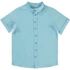 تصویر پیراهن پسرانه آبی روشن جیویل 