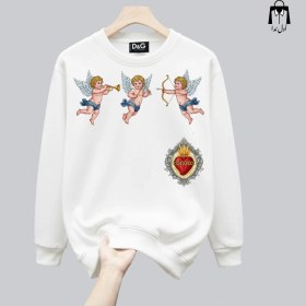 تصویر پلیور طرح فرشتگان و قلب مقدس DG 