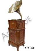 تصویر گرامافون مبله آنتیک ۴کاره مدل ۲۲۳۱ Gramophone antique 2231