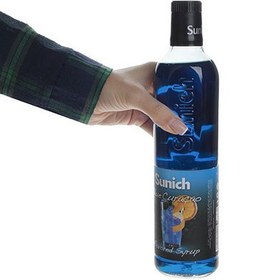 تصویر سیروپ بلو کاراسائو سن ایچ مقدار 840 گرم ا Sanich Blue Cuacao Syrup 840 gr Sanich Blue Cuacao Syrup 840 gr