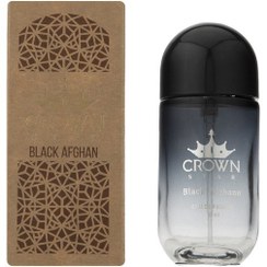 تصویر عطر مردانه/زنانه کراون استار Crown Star مدل بلک افغان Black Afgano حجم ۳۰ میلی لیتر | Crown Star Black Afgano 30 ML 