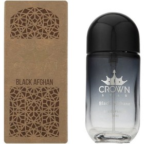 تصویر عطر مردانه/زنانه کراون استار Crown Star مدل بلک افغان Black Afgano حجم ۳۰ میلی لیتر | Crown Star Black Afgano 30 ML 