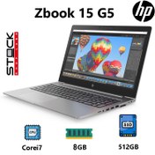 تصویر لپ تاپ استوک اچ پی Zbook 15 G5 | 16GB RAM | 512GB SSD | i7 | 4GB VGA HP Zbook 15 G5