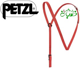 تصویر بند حمایل یا نگهدارنده ابزار صعود سینه کرول ( تورس پتزل ) : PETZL TORSE - نارنجی PETZL TORSE