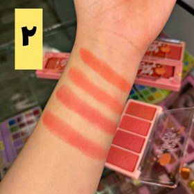 تصویر پالت رژگونه آنالیدی 