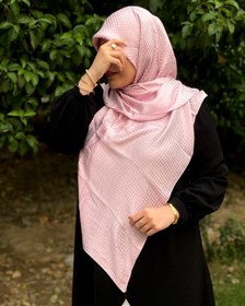 تصویر روسری ژاکارد تک رنگ 