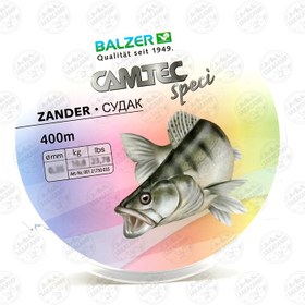 تصویر نخ ماهیگیری زیتونی کامتک بالزر سایز ۰.۳۰، ۴۰۰ متر BALZER CAMTEC Speci ZANDER 