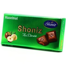 تصویر شکلات شیری " با مغز فندق " شونیز 