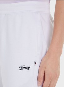 تصویر شلوار راحتی با فاق بلند و لوگو برند tommy jeans High Waist Logo Sweat Pants