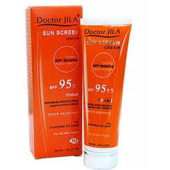 تصویر کرم ضد آفتاب دکتر ژیلا  انواع پوست‌ با چربی کنترل شده رنگی SPF95 Doctor Jila Sunscreen Tinted Controlled Oil Level SPF95 Cream 50gr