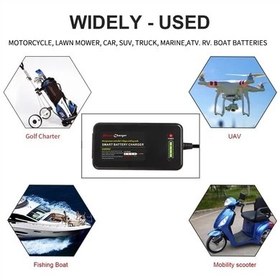 تصویر شارژر باتری لیتیوم LiFePO4 ظرفیت ۴ آمپر ۱۴.۴ ولت 