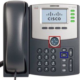 تصویر گوشی تلفن تحت شبکه سیسکو مدل IP Phone Cisco SPA504G 