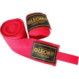 تصویر تجهیزات بوکس قرمز Leon Boxing ، Kickbox Muay Thai Hand Bandage 4.5 متر Aiiba Red By Leon 1982 