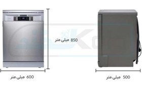 تصویر ماشین ظرفشویی دوو مدل 1412 