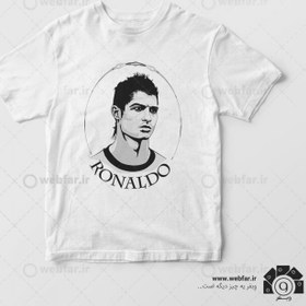 تصویر تی شرت پسرانه با طرح رونالدو کد 8319 