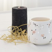 تصویر ماگ سرامیکی دستساز خمره ای سرد و گرم طرح رها