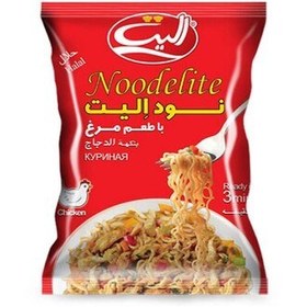 تصویر نودل الیت با طعم مرغ. نودل با طعم مرغ الیت. نودالیت مرغ. 75 گرم 