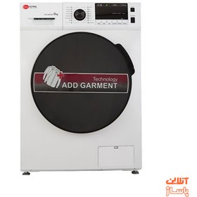 تصویر ماشین لباسشویی کرال مدل TFW-29403 WT ظرفیت 9 کیلوگرم Coral TFW-29403 WT Washing Machine 9Kg