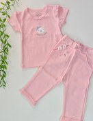 تصویر سرویس پنبه نوزادی نیلی طرح لاولی - یک 