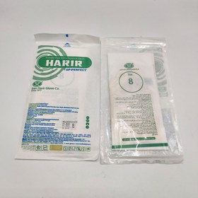 تصویر دستکش جراحی حریر بدون پودر سایز 6.5 Harir Surgical Gloves Without Powder Size 6.5