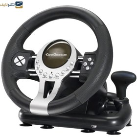 تصویر فرمان گیمینگ یورو کوانتوم مدل 5in1 Euro Quantum 5in1 Racing Wheel