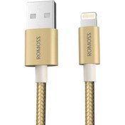 تصویر کابل تبدیل USB به لایتنینگ روموس مدل CB12n طول 1 متر Romoss CB12n USB To Lightning Cable 1m