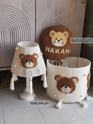 تصویر لوستر و آباژور اتاق کودک 