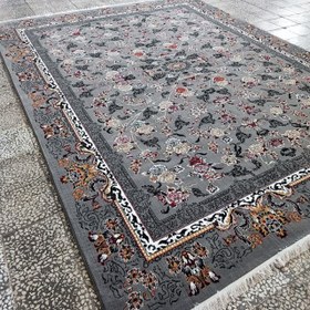 تصویر فرش ماشینی طرح جانان سایز ۱۲ متر رنگ فیلی 