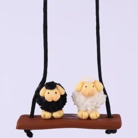 تصویر آویز ماشین طرح گوسفند فانتزی Car Pendant