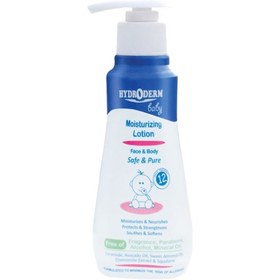 تصویر لوسیون مرطوب کننده صورت و بدن بچه هیدرودرم مدل Baby وزن 200 گرم Hydroderm Baby Moisturizing Fac And Body Lotion 200g