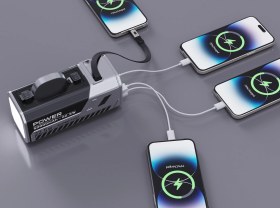 تصویر پاوربانک گرین مدل Power Max ظرفیت ۵۰۰۰۰ میلی‌آمپر ساعت توان ۱۰۰ وات 