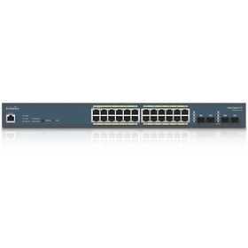 تصویر سوييچ 24 پورت گيگابيت و مدیریتی انجنیوس مدل EWS7928P-FIT Engenius EWS7928P-FIT Managed 240W PoE 24-Port Gigabit Switch