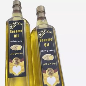 تصویر روغن ارده کنجد کم بو دو لیتری طارم 