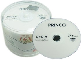 تصویر دی وی دی پرینکو 16 ایکس مشکی ا Princo Black DVD-R Pack of 50 Princo Black DVD-R Pack of 50