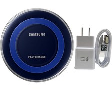 تصویر شارژر وایرلس با کابل و آداپتور سامسونگ Samsung Fast Wireless Charging Pad Special Edition 