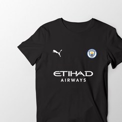 تصویر تیشرت پنبه ای مشکی منچستر سیتی 