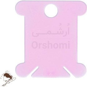 تصویر بوبین نخ پلاستیکی رنگ یاسی 