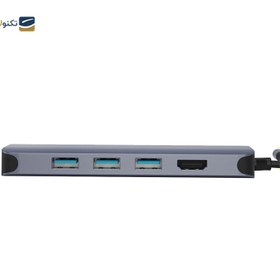 تصویر هاب USB-C ویوو 12 پورت مدل Alpha 12 in 1 WiWU Alpha 12 in 1 Usb Type C Hub