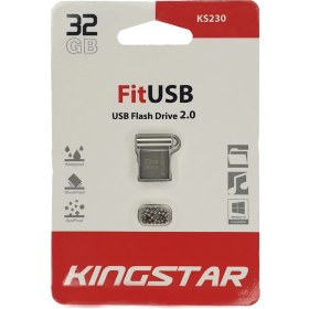 تصویر فلش مموری کینگ استار 0.KS230 – Fit USB 2 مدل ظرفیت 32 گیگابایت King Star 