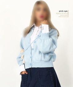 تصویر ست ژآکت و دامن گره استایل تدی 