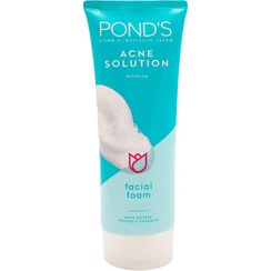 تصویر فوم شستشوی صورت مدل Acne Solution حجم 100میل پوندز Ponds Acne Solution Washing Foam 100ml