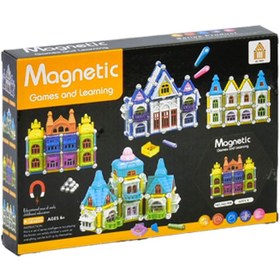 تصویر ست ساختنی مگنتی 60 قطعه 