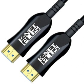 تصویر کابل HDMI کی نت پلاس طول 50 متر مدل KP-CHAOC500 با قابلیت AOC K-net Plus KP-CHAOC400 HDMI AOC Cable 40m