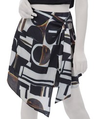 تصویر دامن کوتاه ساتن زنانه سرژه مدل MP-SE-210228 