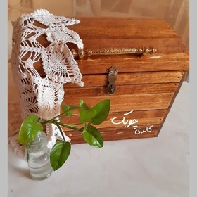 Rustic wooden Sewing Box