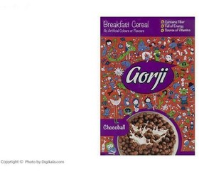 تصویر کورن فلکس توپی شکلاتی گرجی وزن 300 گرم Gorji Chocoball Corn Flakes 300 gr