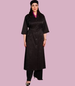 تصویر مانتو دسته گل کد ۳۳۵ 