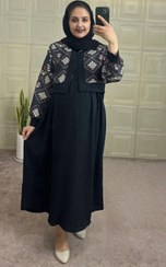 تصویر پیراهن بارداری سوگل - سبز کت چهارخونه / سایز دو تا دورسینه ۱۲۰ سانت 